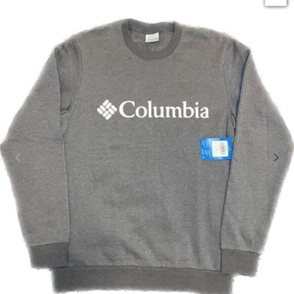 Columbia Mens Noe Valley III Crew Logo Sweatshirt, Gray, size XXL - Picture 7 of 7